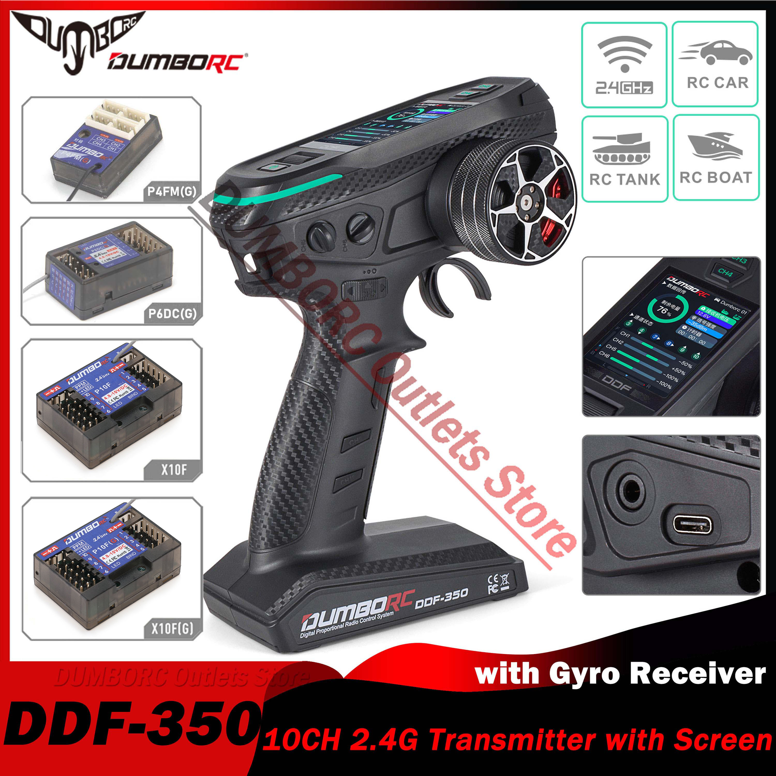 DUMBORC DDF-350 10CH RC Remote - Drone Racing Receiver recensie en prijs