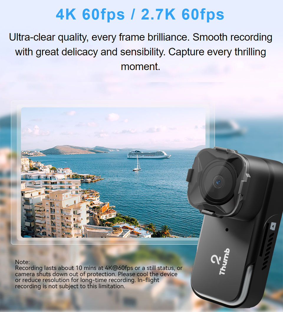 New Version RunCam Thumb 2 4K  - Drone Racing Camera recensie en prijs