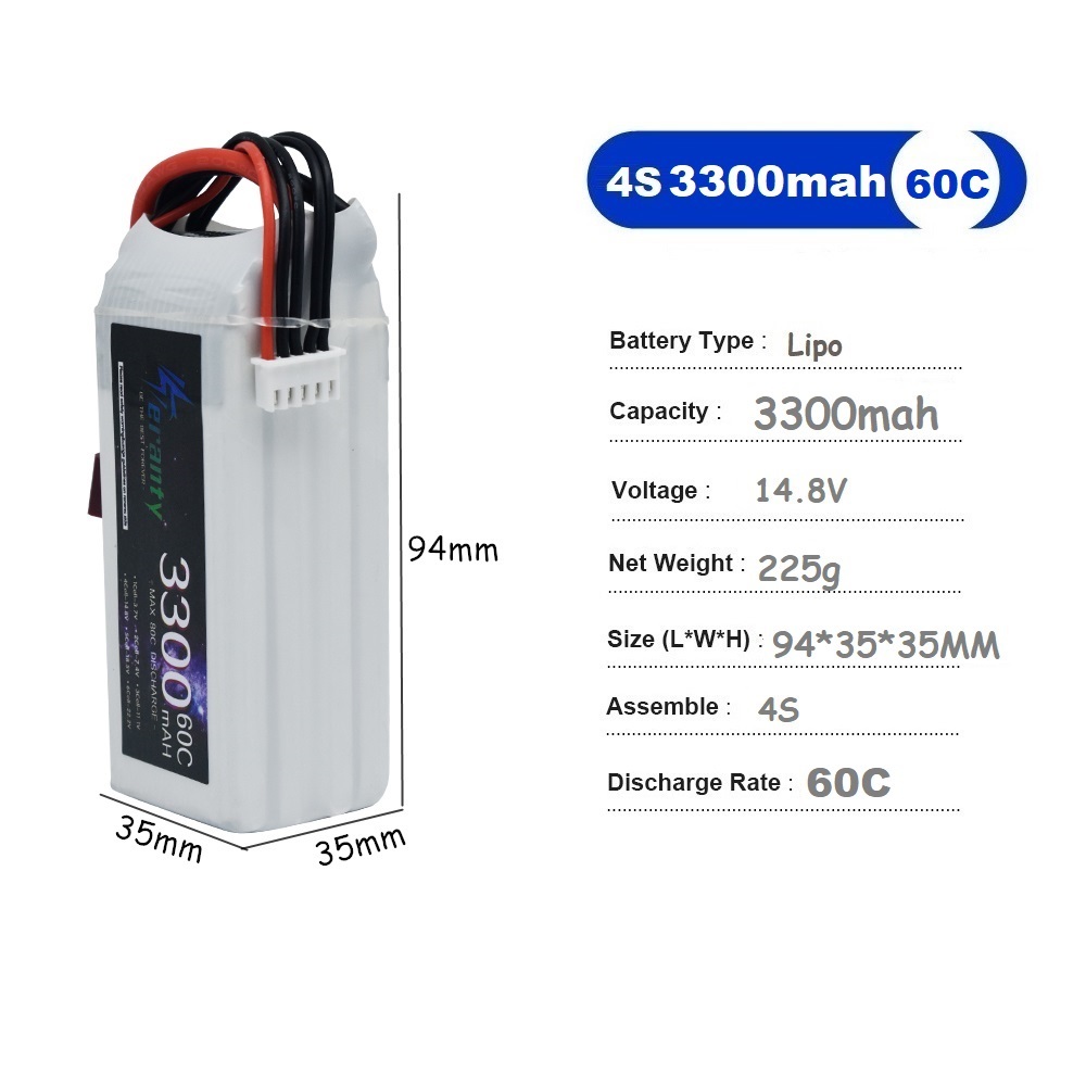 LiPo Rechargeable Battery 4S 3 - Drone Racing Battery recensie en prijs