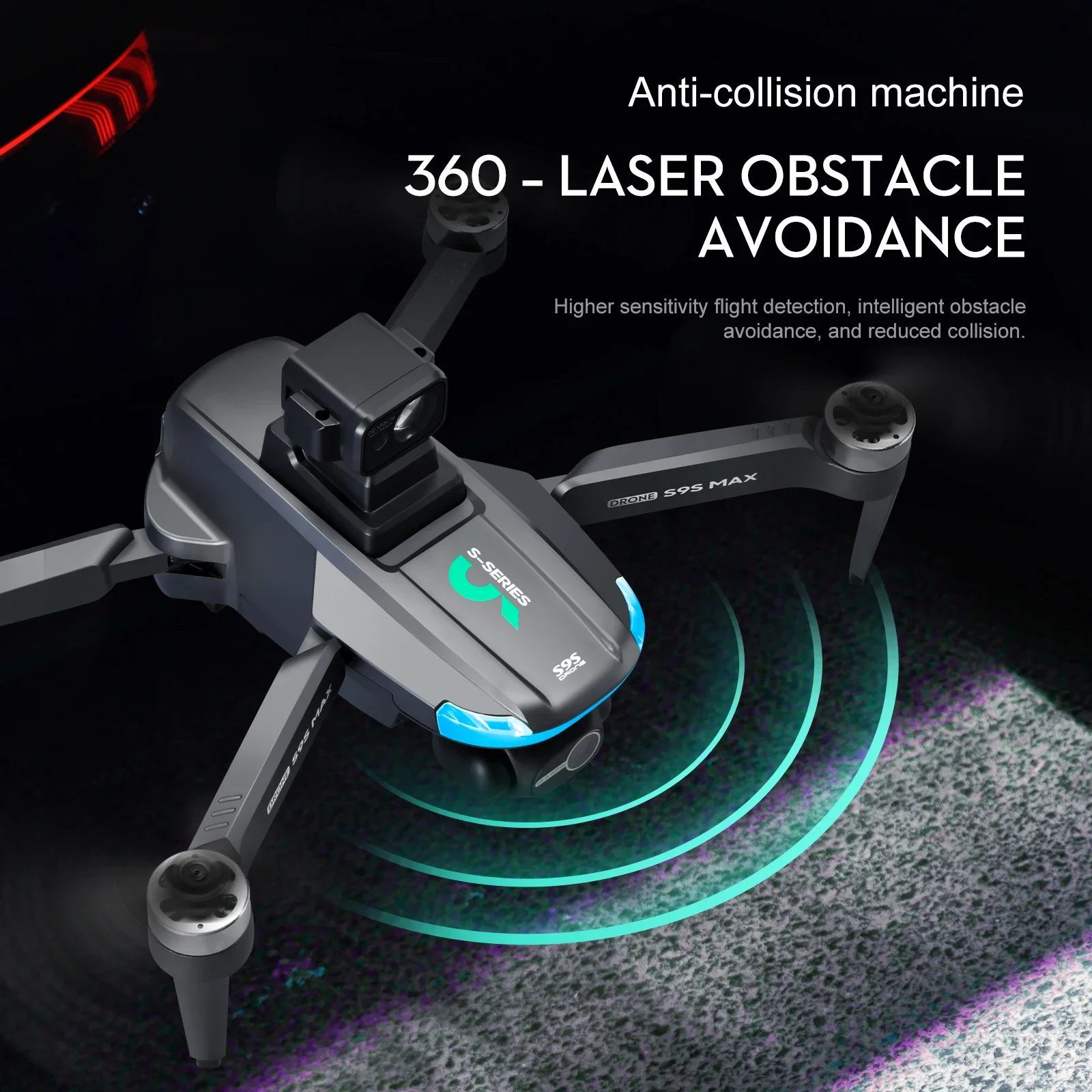 NEW S9S MAX MINI Drone 4K 2-Ax - Drone Racing Camera recensie en prijs