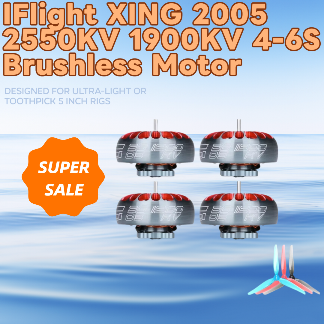 4pcs/lot IFlight XING 2005 255 - Drone Racing Motor recensie en prijs