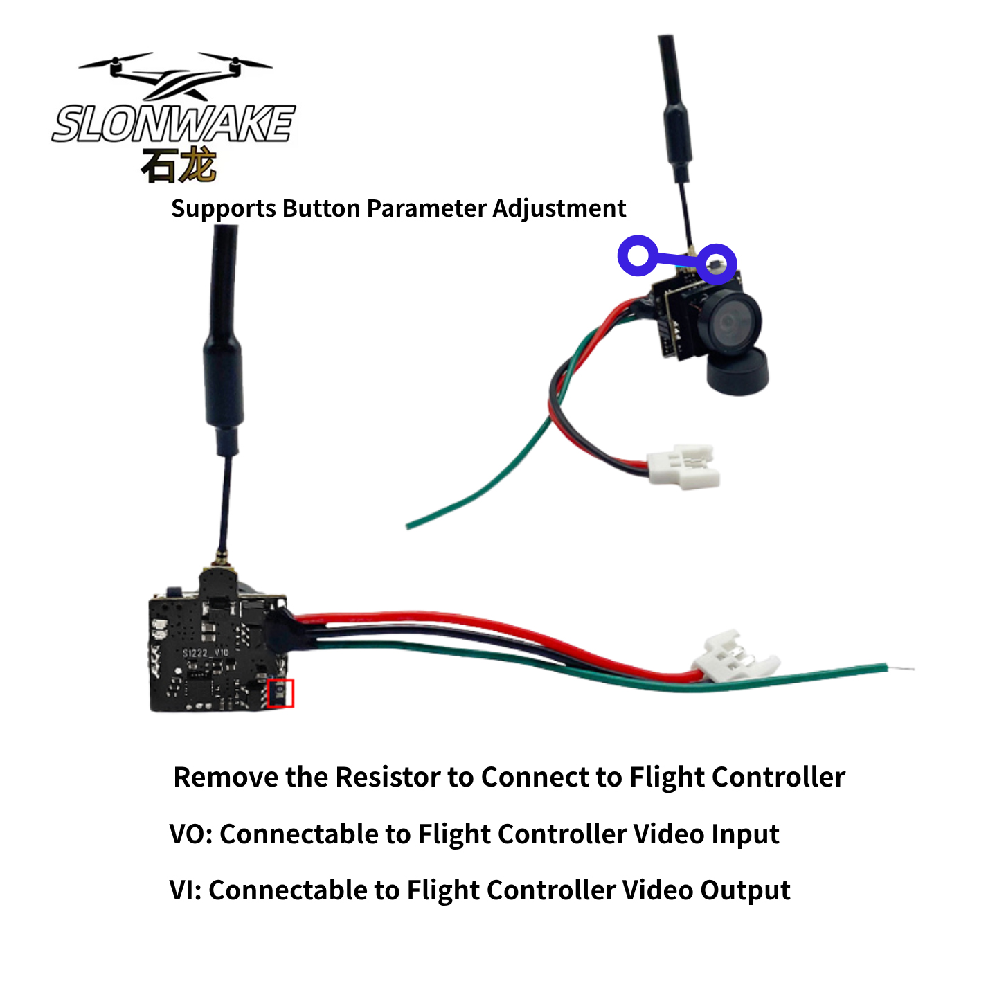 SLONWAKE 5.8G Analog Video Tra - Drone Racing Frame recensie en prijs