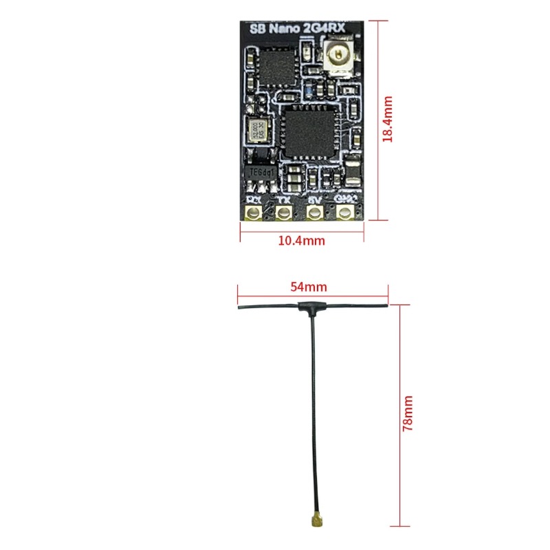 SpeedyBee Nano 2.4G ExpressLRS - Drone Racing Receiver recensie en prijs