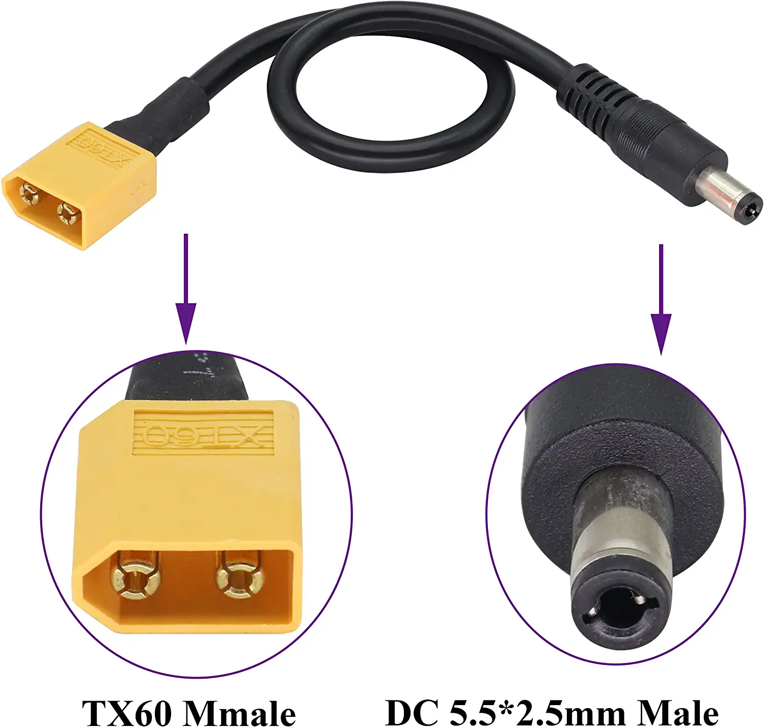 XT60 Adapter Cable XT60 Male t - Drone Racing Gate recensie en prijs