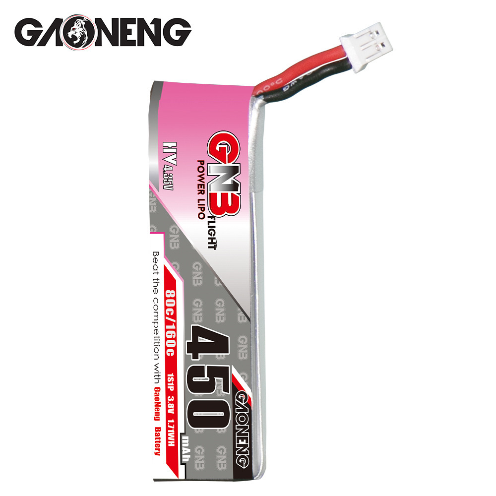 GNB HV 1S 3.8V 450mAh 80C/160C - Drone Racing Battery recensie en prijs
