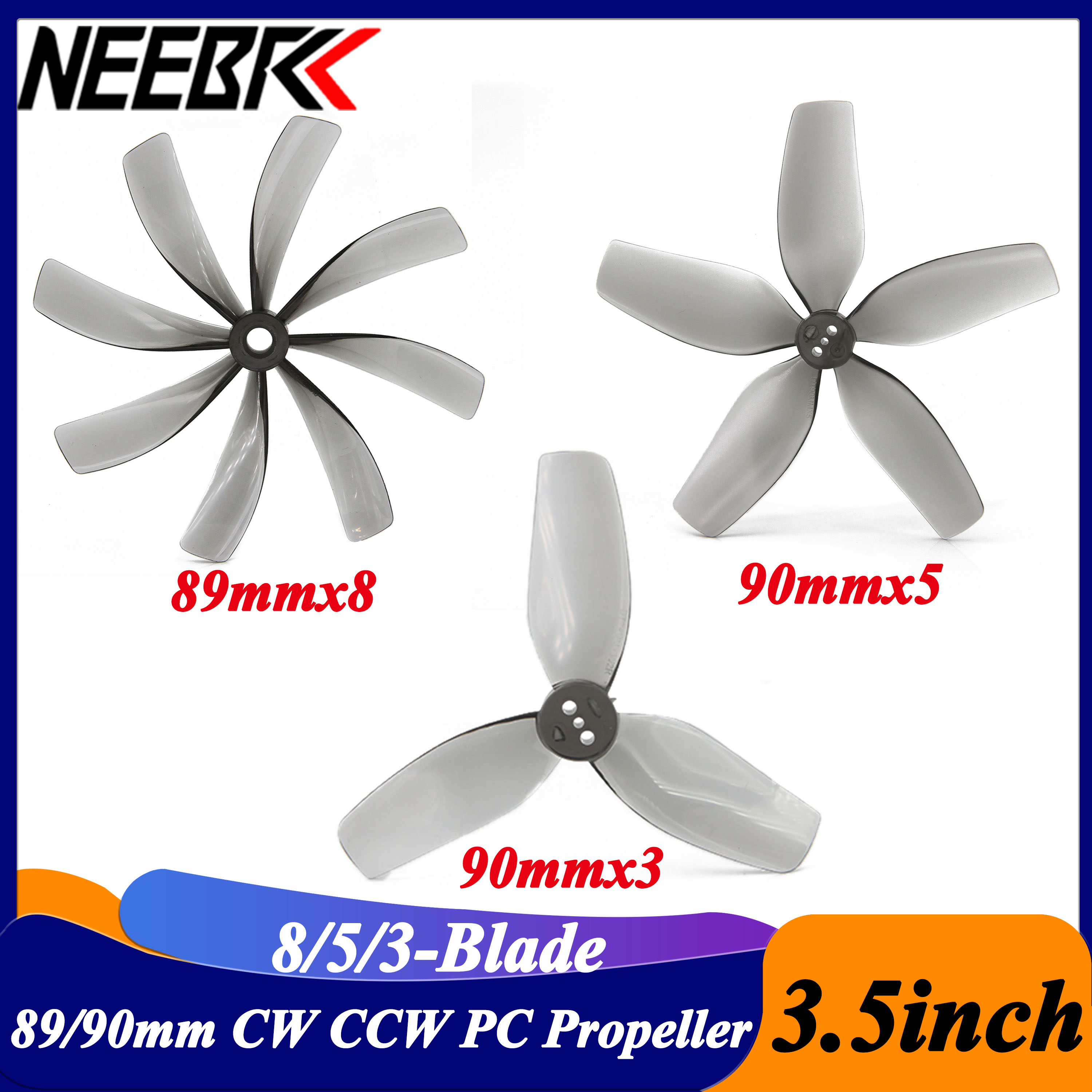 2Pairs 3.5inch 89x8 90x5 90x3  - Drone Racing Frame recensie en prijs
