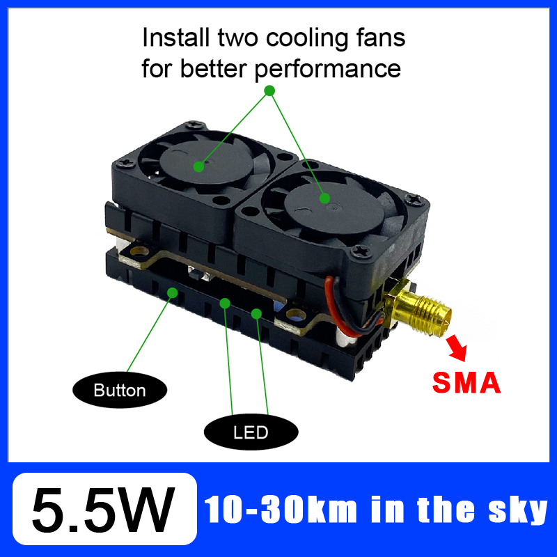 Long Range 5.8GHz 5.5W Video T - Drone Racing Vtx recensie en prijs