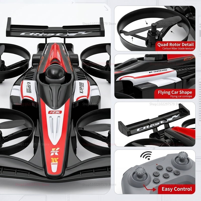 Mini RC Flying Car Transformab - Drone Racing Gate recensie en prijs