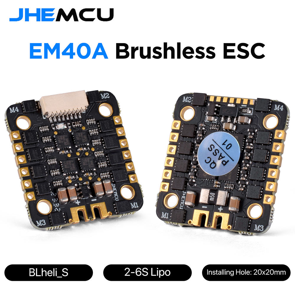 JHEMCU EM40A 40A BLheli_S 4in1 - Drone Racing Esc recensie en prijs