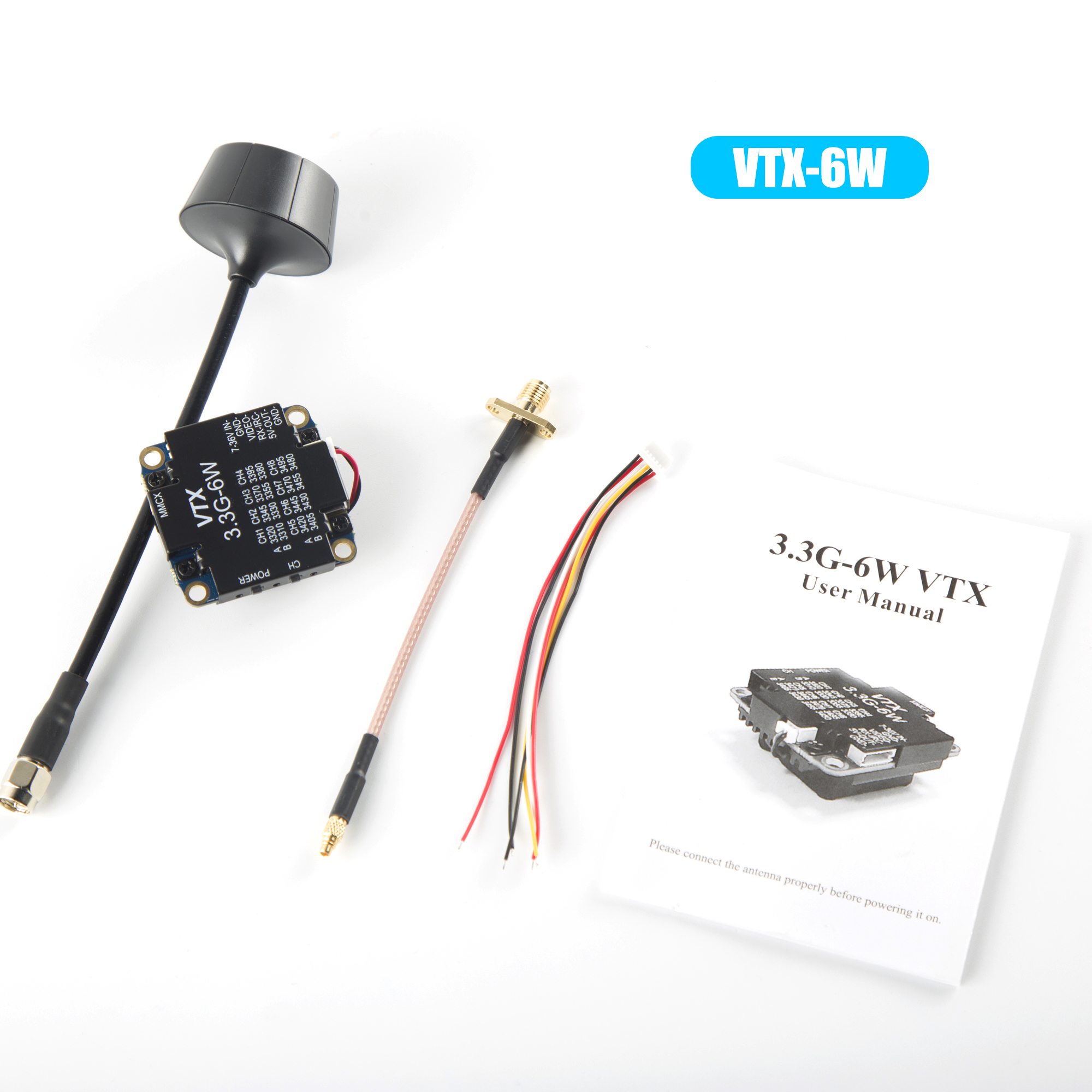 FPV Video Transmitter 3.3G 6W  - Drone Racing Vtx recensie en prijs
