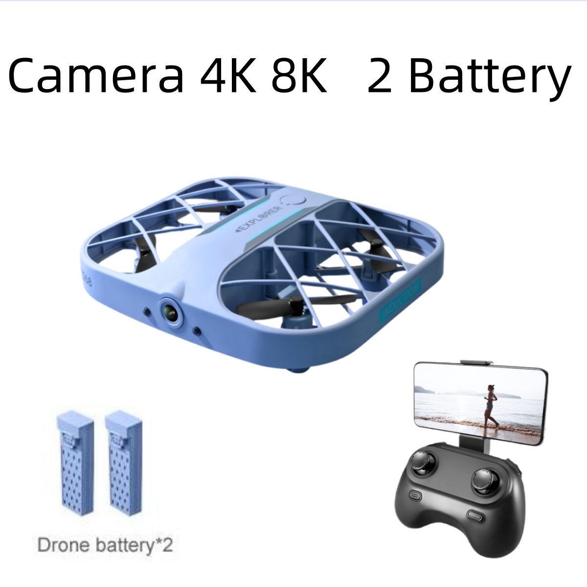 JJRC H107 FPV RC Drone with 2  - Drone Racing Battery recensie en prijs